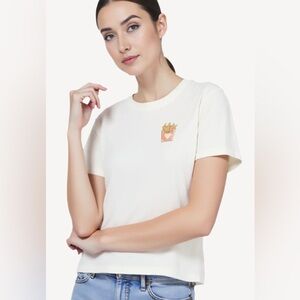 Wildfox fries crop t shirt